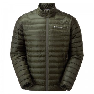 Montane Anti-Freeze Daunenjacken Herren Dunkelgrün | XLV361824