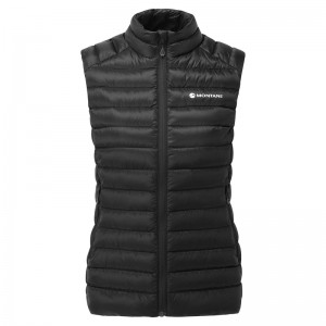 Montane Anti-Freeze Daunenweste Damen Schwarz | DRL635978