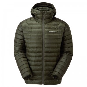 Montane Anti-Freeze Mit Kapuze Daunenjacken Herren Dunkelgrün | HLW108326