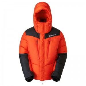 Montane Apex 8000 Daunenjacken Herren Orange Schwarz | KCT680273