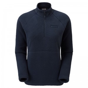 Montane Chonos Fleece Smock Pull On Sweatshirts Damen Navy | LJE538629