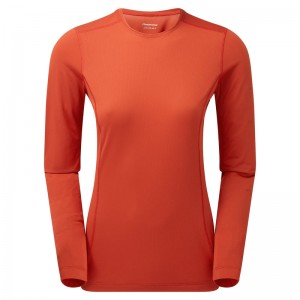 Montane Dart Lite Long Sleeve T-Shirt Damen Orange | ISY951702