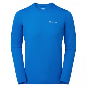 Montane Dart Lite Long Sleeve T-Shirt Herren Blau | XFD165049