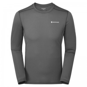 Montane Dart Lite Long Sleeve T-Shirt Herren Dunkelgrau | YLJ423150