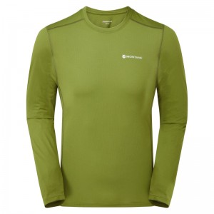 Montane Dart Lite Long Sleeve T-Shirt Herren Grün | BUM361407