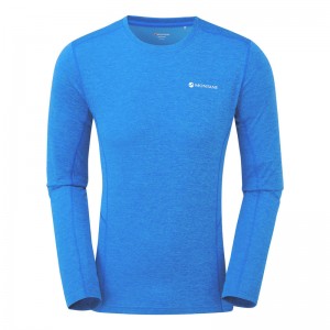 Montane Dart Long Sleeve T-Shirt Herren Blau | COI910725