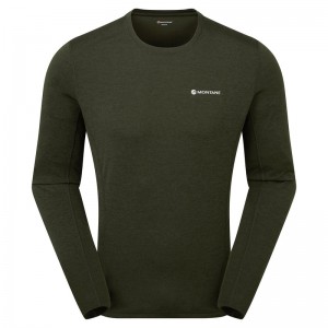 Montane Dart Long Sleeve T-Shirt Herren Dunkelgrün | SCQ831620