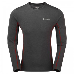 Montane Dart Long Sleeve T-Shirt Herren Dunkelgrau | LAV186920