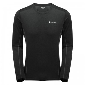 Montane Dart Long Sleeve T-Shirt Herren Schwarz | FCY243897