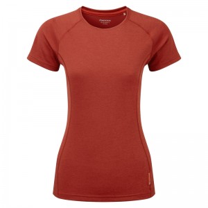 Montane Dart T-Shirt Damen Rot | XYQ546190