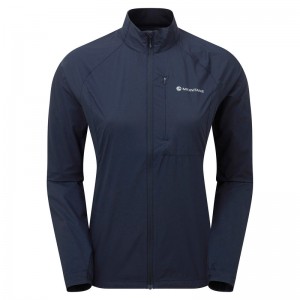 Montane Featherlite Windjacke Damen Navy | CUP042375