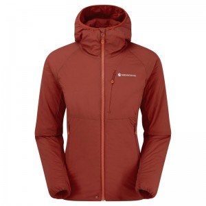 Montane Fireball Kapuzenjacke Damen Rot | XLW583297