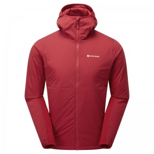 Montane Fireball Lite Mit Kapuze Isolierte Jacken Herren Rot | SCK089654