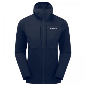 Montane Fury XT Mit Kapuze Fleecejacken Herren Navy | ACN530741