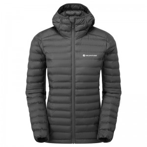 Montane Icarus Lite Kapuzenjacke Damen Schwarz | BTG465183