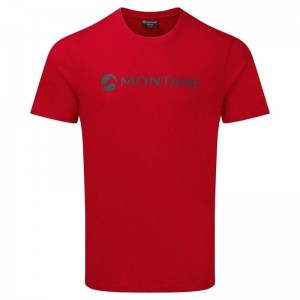 Montane Laufschuhe Mono T-Shirt Herren Rot | JAI632871