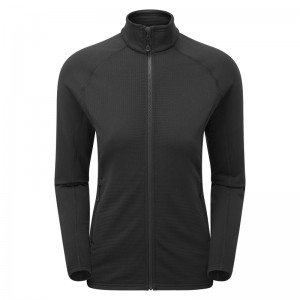 Montane Protium Fleecejacken Damen Schwarz | PBO475320