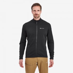 Montane Protium Fleecejacken Herren Schwarz | VAO625039