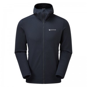 Montane Protium Mit Kapuze Fleecejacken Herren Navy | RLJ245806