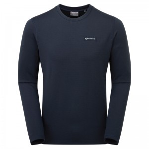 Montane Protium Pullover Herren Navy | QHV260731