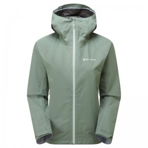 Montane Spirit Regenjacke Damen Grün | NXO917386