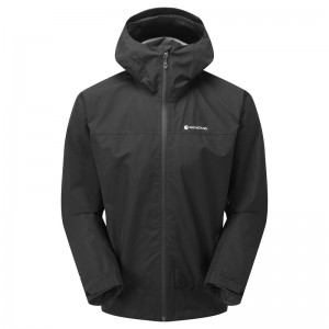 Montane Spirit Regenjacke Herren Schwarz | YGL197268