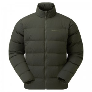 Montane Tundra Daunenjacken Herren Dunkelgrün | ICO340582