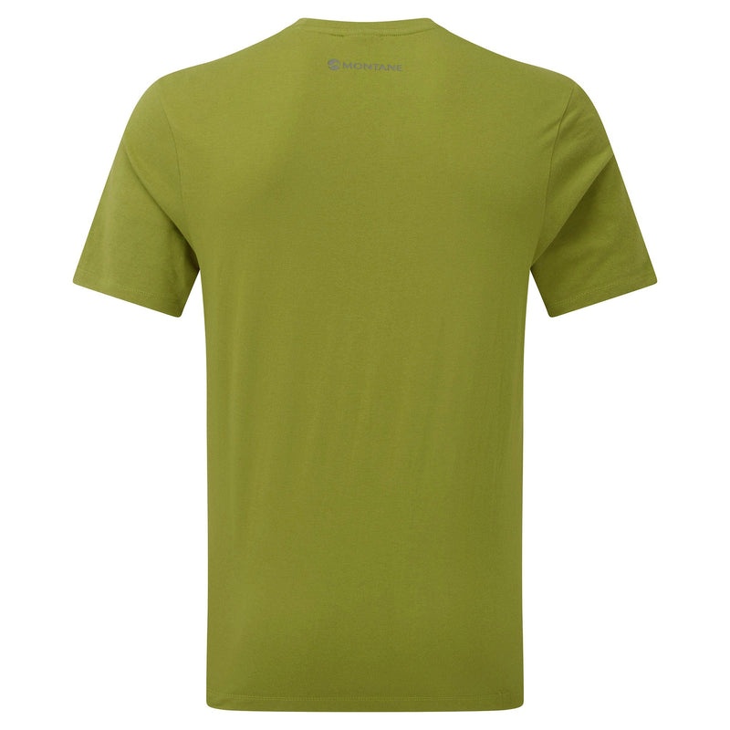 Montane Abstract Mountain T-Shirt Herren Grün | WMS634025