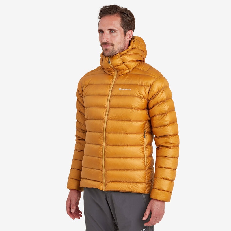 Montane Alpine 850 Lite Mit Kapuze Daunenjacken Herren Orange | KSI796521