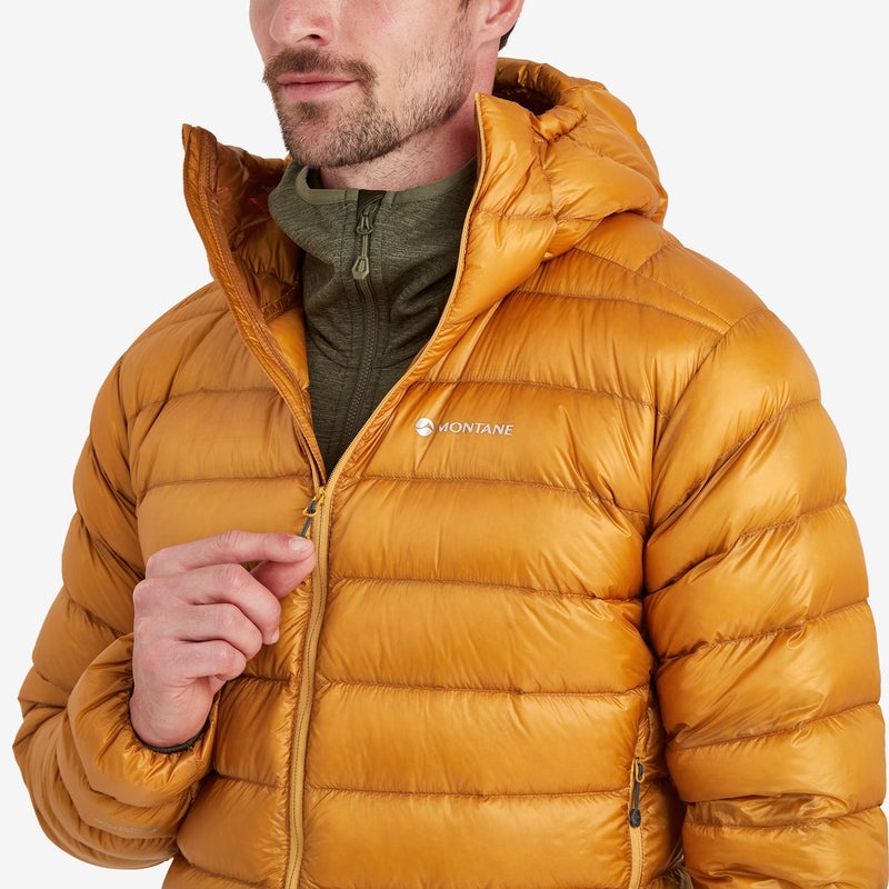 Montane Alpine 850 Lite Mit Kapuze Daunenjacken Herren Orange | KSI796521