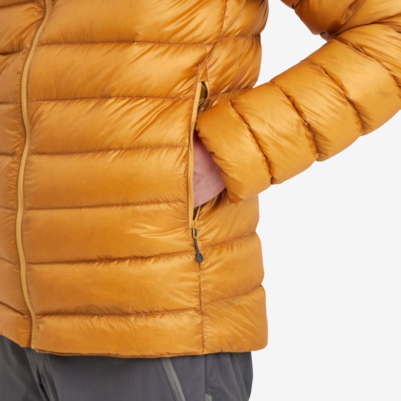 Montane Alpine 850 Lite Mit Kapuze Daunenjacken Herren Orange | KSI796521