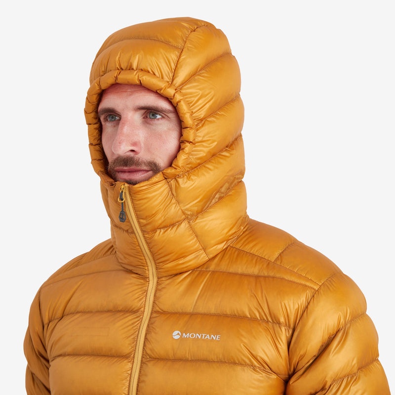 Montane Alpine 850 Lite Mit Kapuze Daunenjacken Herren Orange | KSI796521