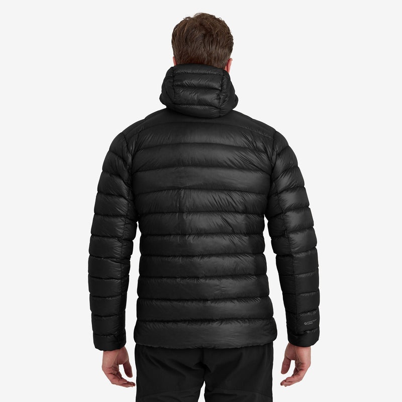 Montane Alpine 850 Lite Mit Kapuze Daunenjacken Herren Schwarz | MTR287613