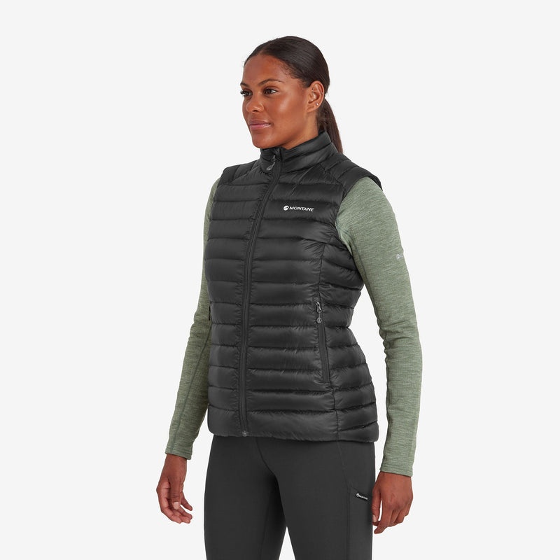 Montane Anti-Freeze Daunenweste Damen Schwarz | DRL635978