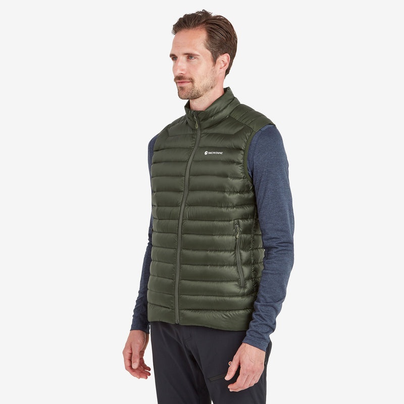 Montane Anti-Freeze Daunenweste Herren Dunkelgrün | VJZ896145