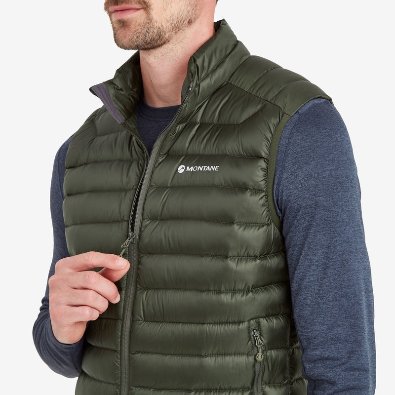 Montane Anti-Freeze Daunenweste Herren Dunkelgrün | VJZ896145