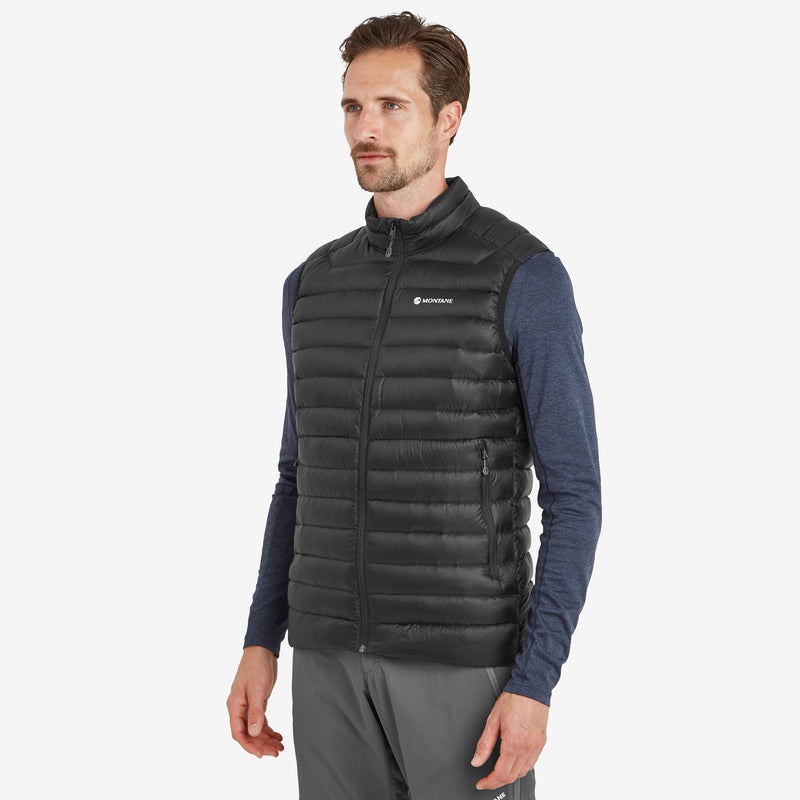 Montane Anti-Freeze Daunenweste Herren Schwarz | VEL396587