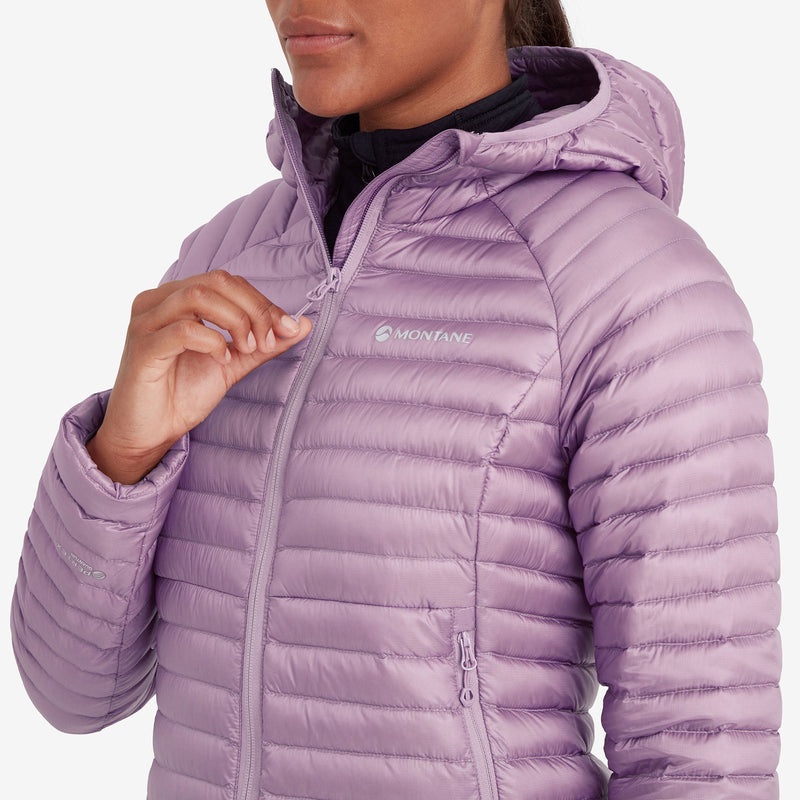 Montane Anti-Freeze Lite Mit Kapuze Daunenjacken Damen Lila | KZJ479123