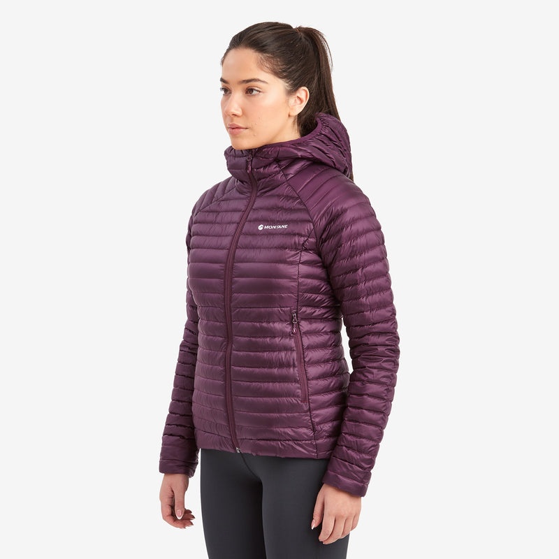 Montane Anti-Freeze Lite Mit Kapuze Daunenjacken Damen Bordeaux | ODM641725