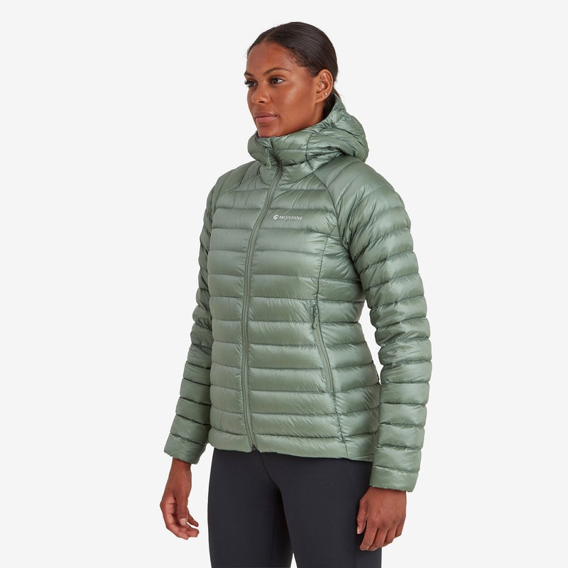 Montane Anti-Freeze Mit Kapuze Daunenjacken Damen Olivgrün | PZX580946