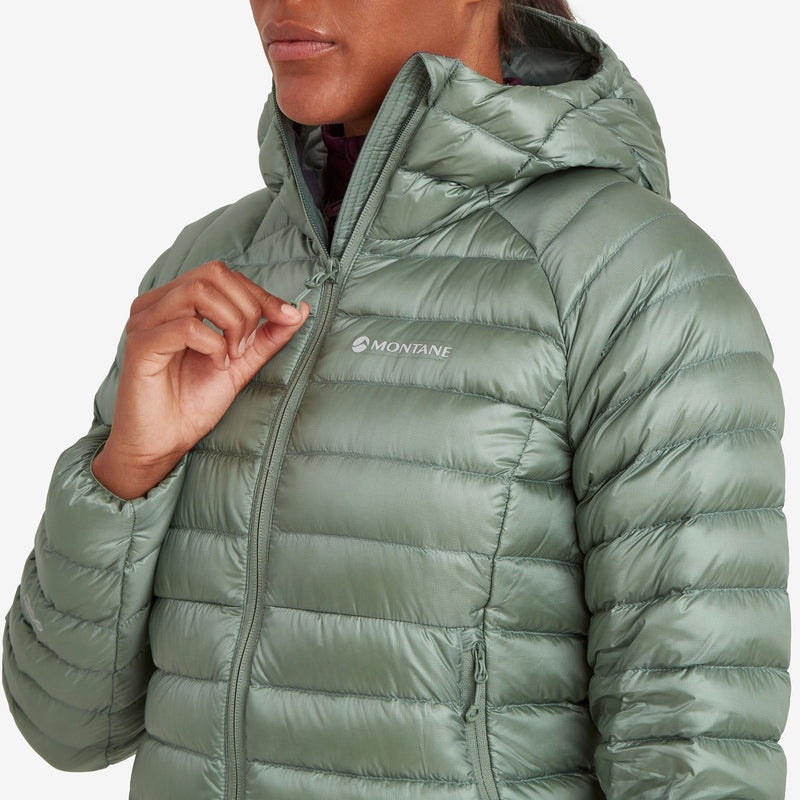 Montane Anti-Freeze Mit Kapuze Daunenjacken Damen Olivgrün | PZX580946