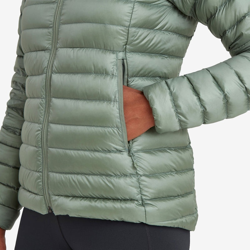 Montane Anti-Freeze Mit Kapuze Daunenjacken Damen Olivgrün | PZX580946