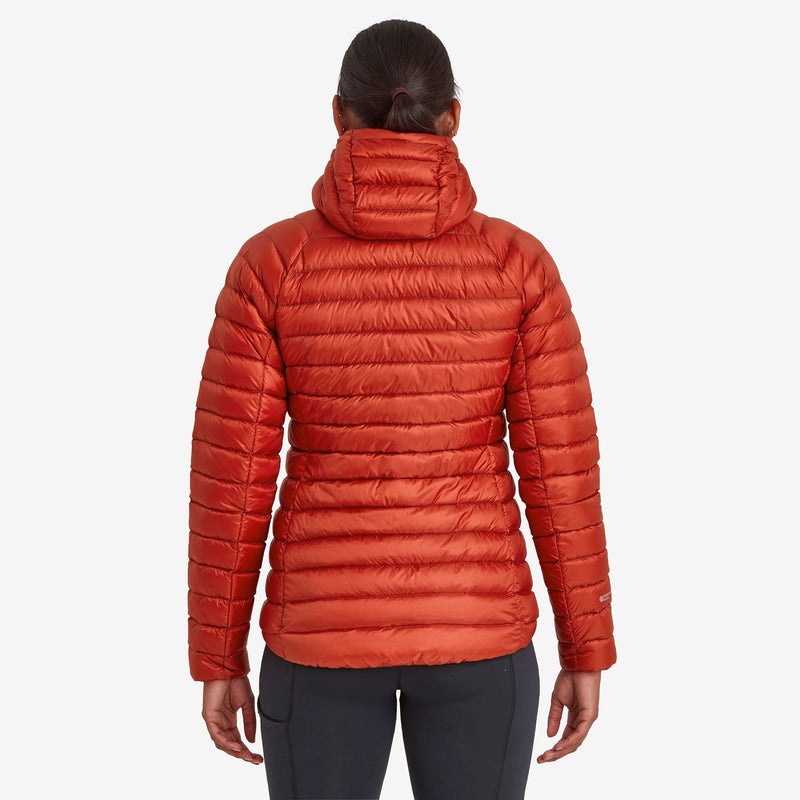 Montane Anti-Freeze Mit Kapuze Daunenjacken Damen Rot | DJG405231