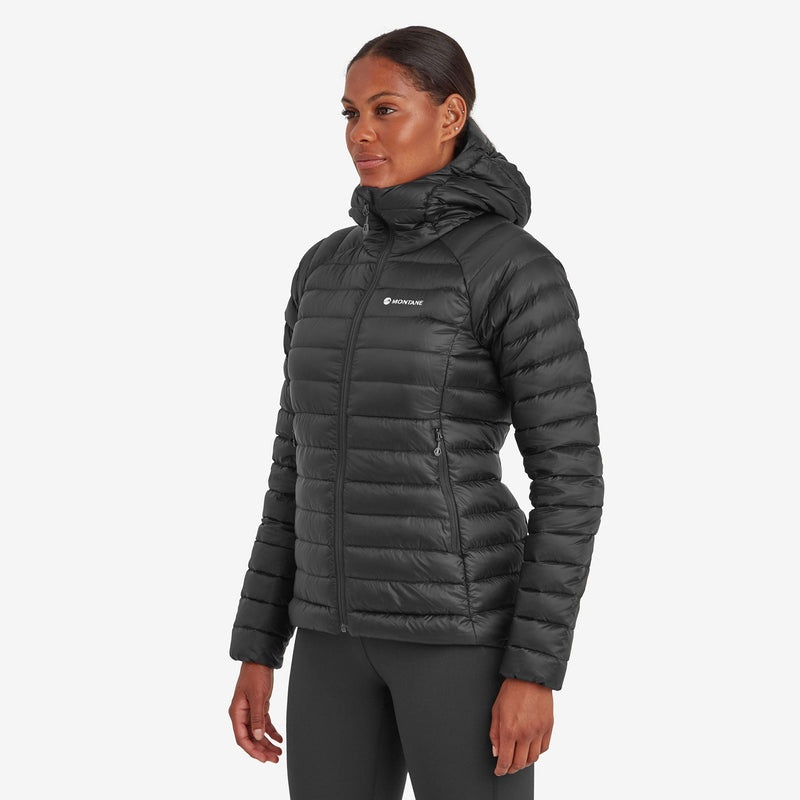 Montane Anti-Freeze Mit Kapuze Daunenjacken Damen Schwarz | KUA568401