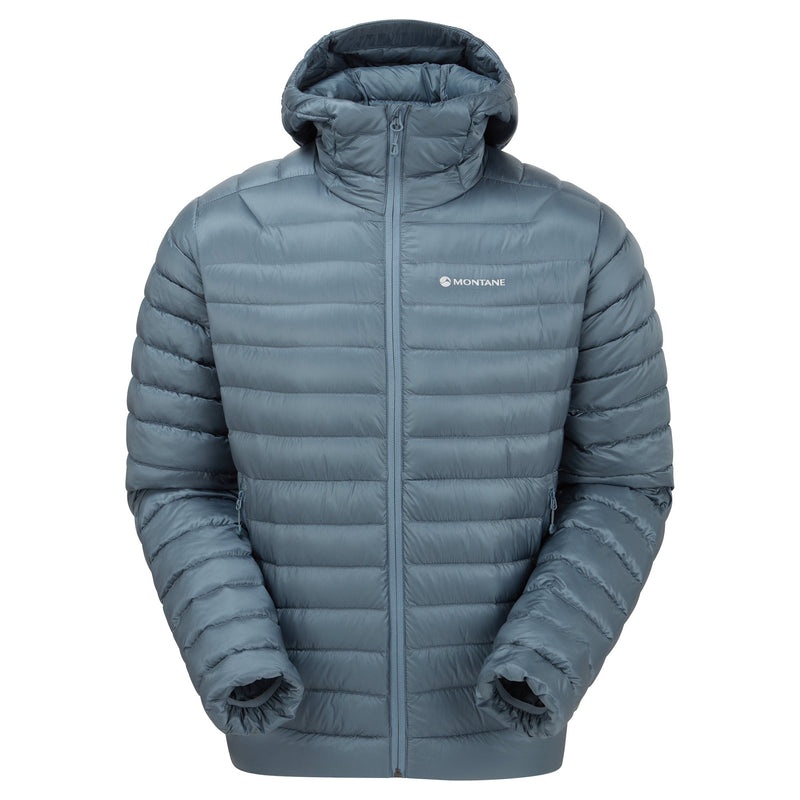 Montane Anti-Freeze Mit Kapuze Daunenjacken Herren Grau Blau | GTP098314