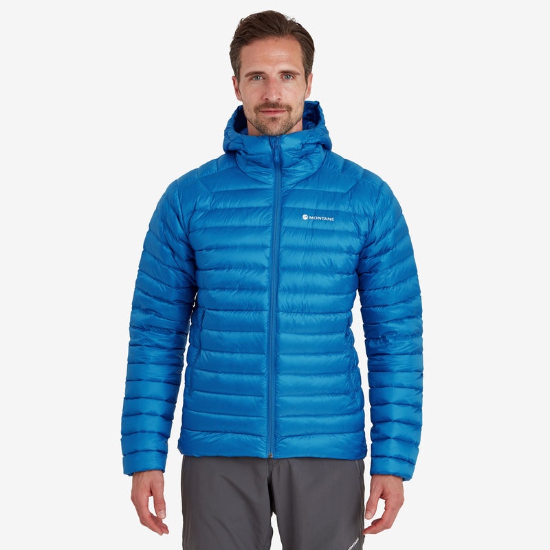 Montane Anti-Freeze Mit Kapuze Daunenjacken Herren Blau | KMB074389