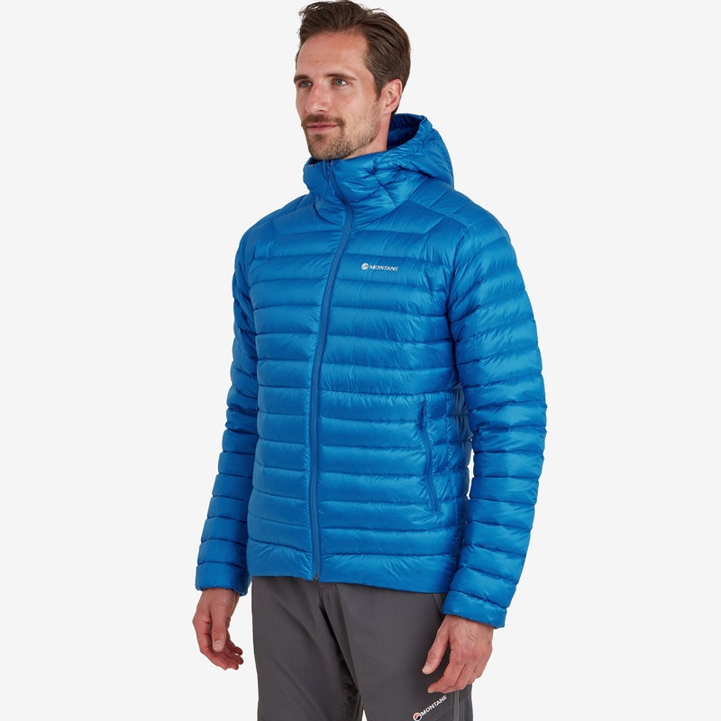 Montane Anti-Freeze Mit Kapuze Daunenjacken Herren Blau | KMB074389