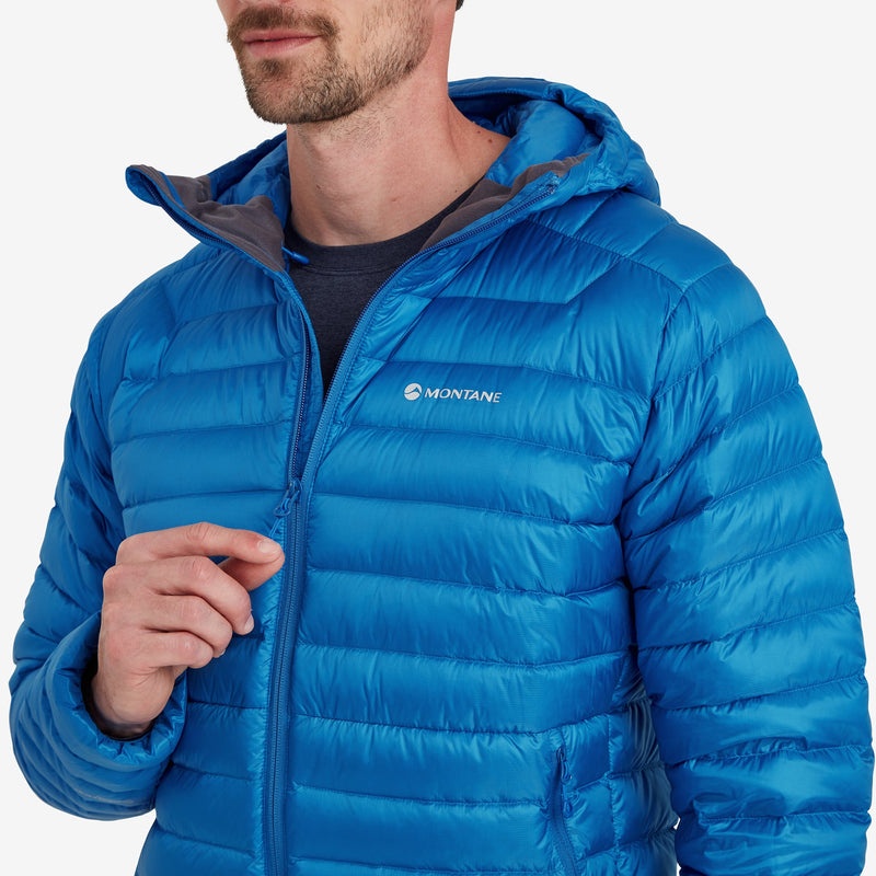 Montane Anti-Freeze Mit Kapuze Daunenjacken Herren Blau | KMB074389