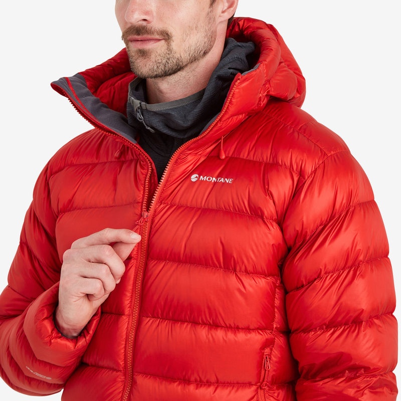 Montane Anti-Freeze XT Mit Kapuze Daunenjacken Herren Rot | UWO943782