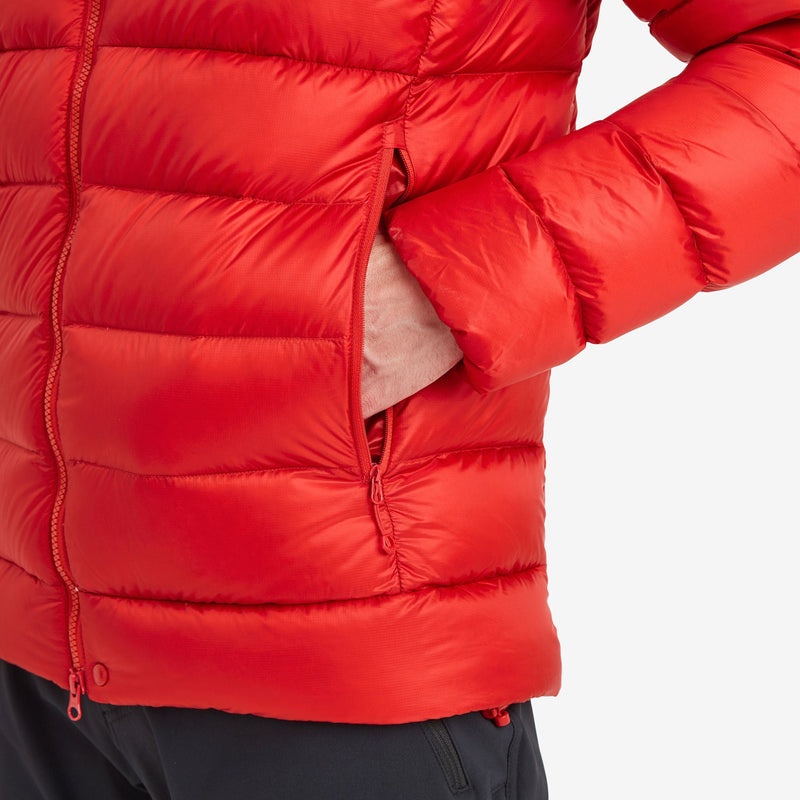 Montane Anti-Freeze XT Mit Kapuze Daunenjacken Herren Rot | UWO943782